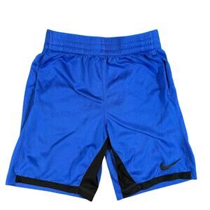 Nike‎ Dri-Fit Standard Fit Kids Shorts Size M Blue